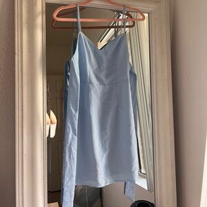 Hello Molly blue bow back dress